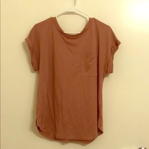 Pink short sleeve top